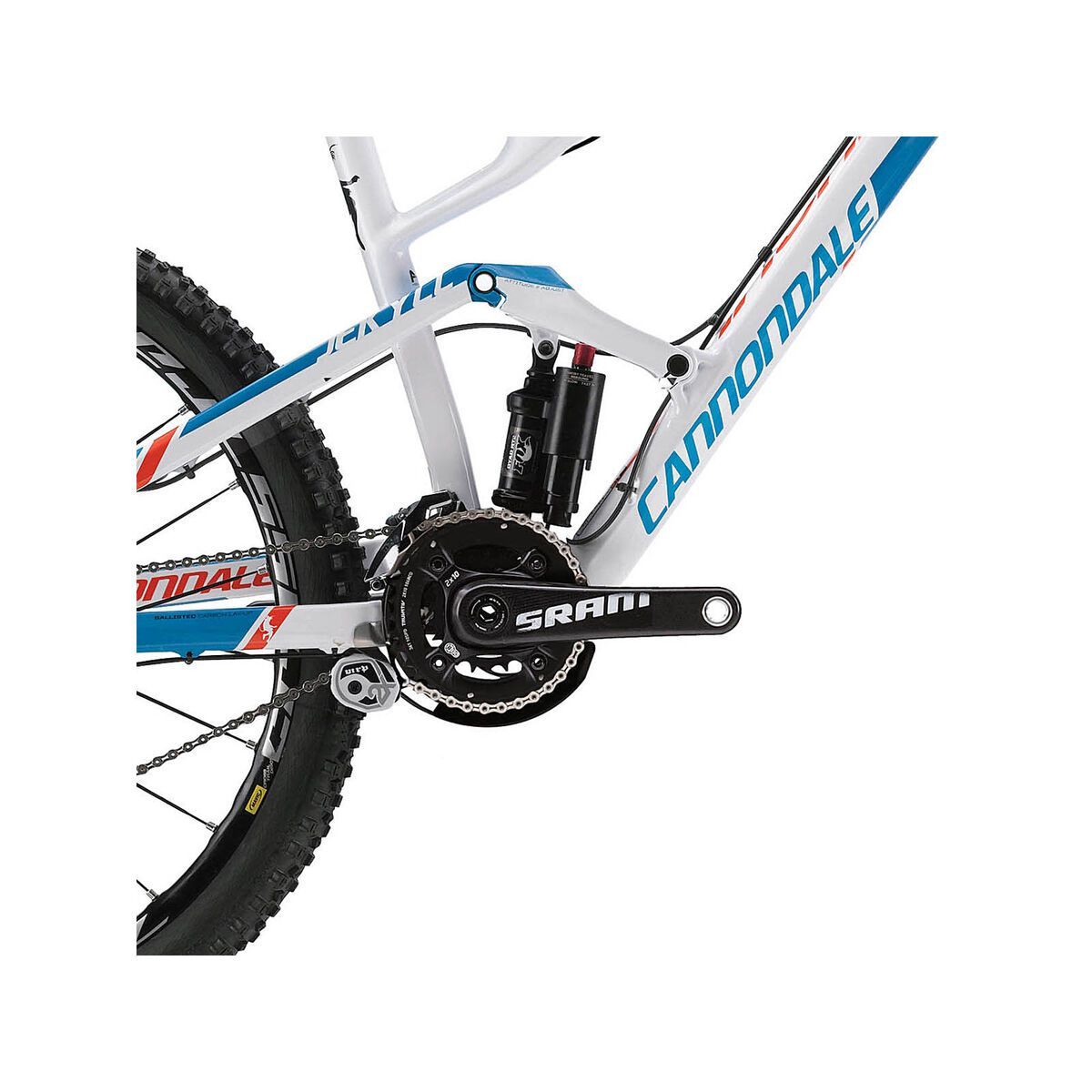 Cannondale Jekyll Carbon 2, ultra blue w/ magnesium white and 40 orange accents gloss - Bild 3