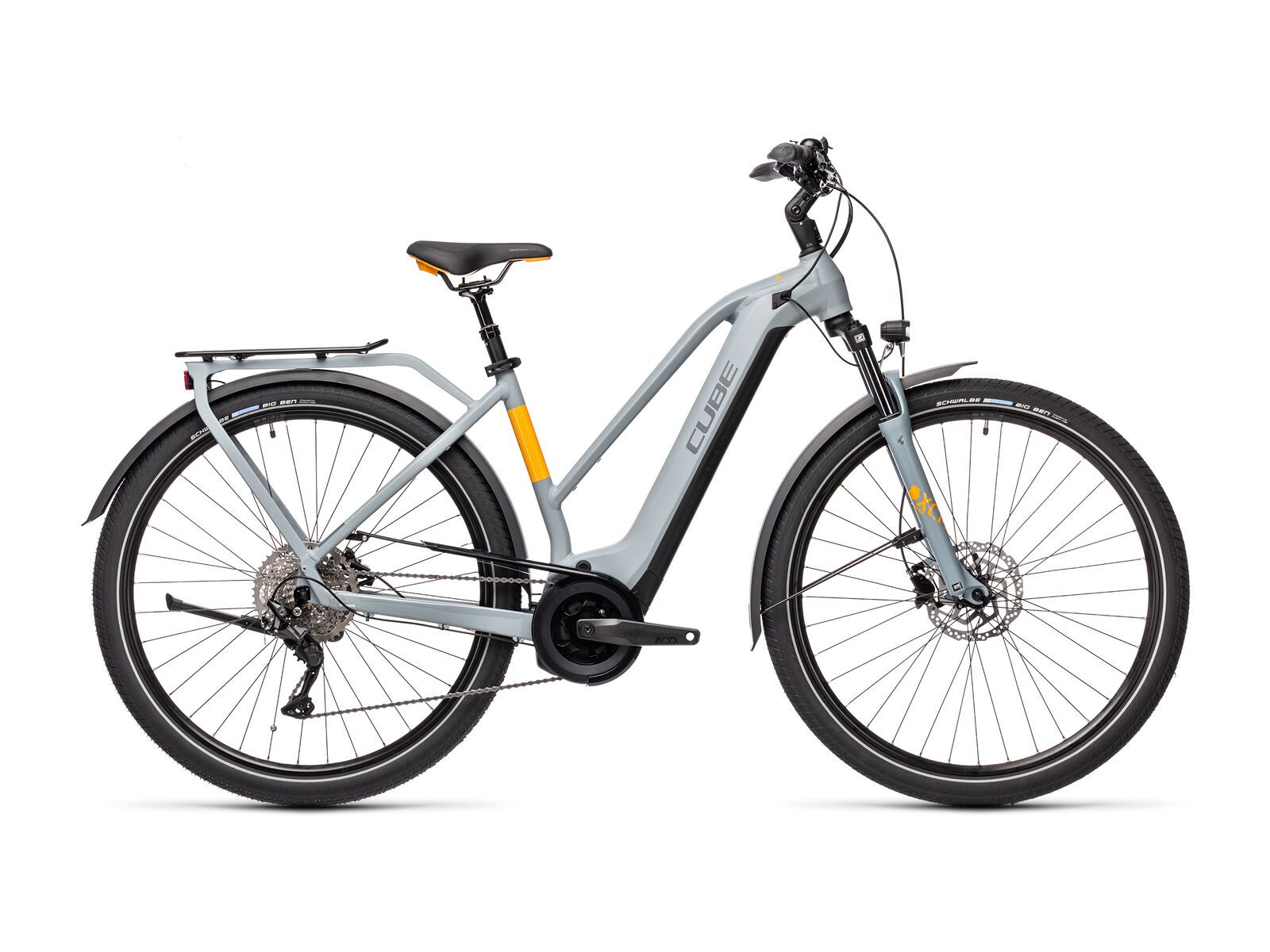 Cube Touring Hybrid Pro 500 Trapeze, grey´n´orange - Bild 1