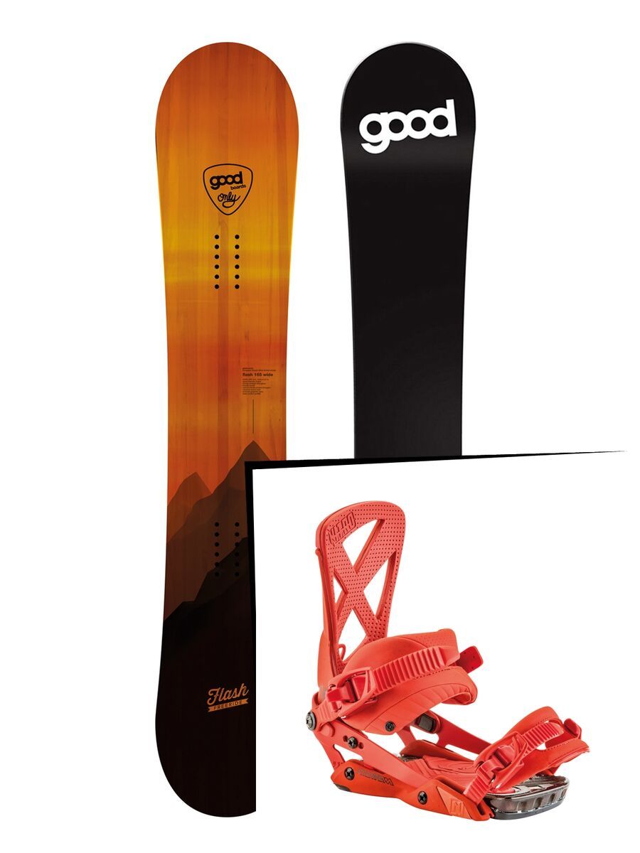 Set: goodboards Flash Long 2017 + Nitro Phantom (1691284S) - Bild 1