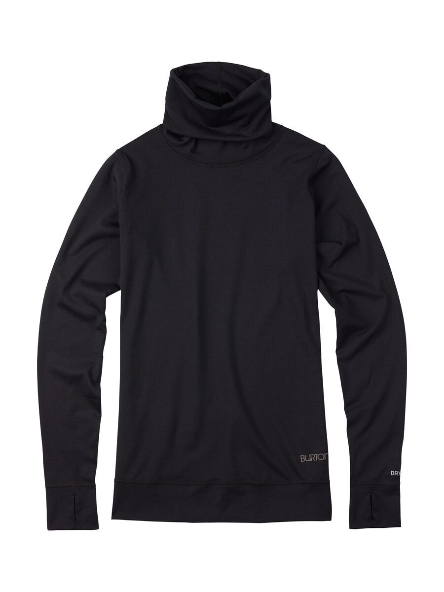 Burton Women's Midweight Long Neck, True Black - Bild 1