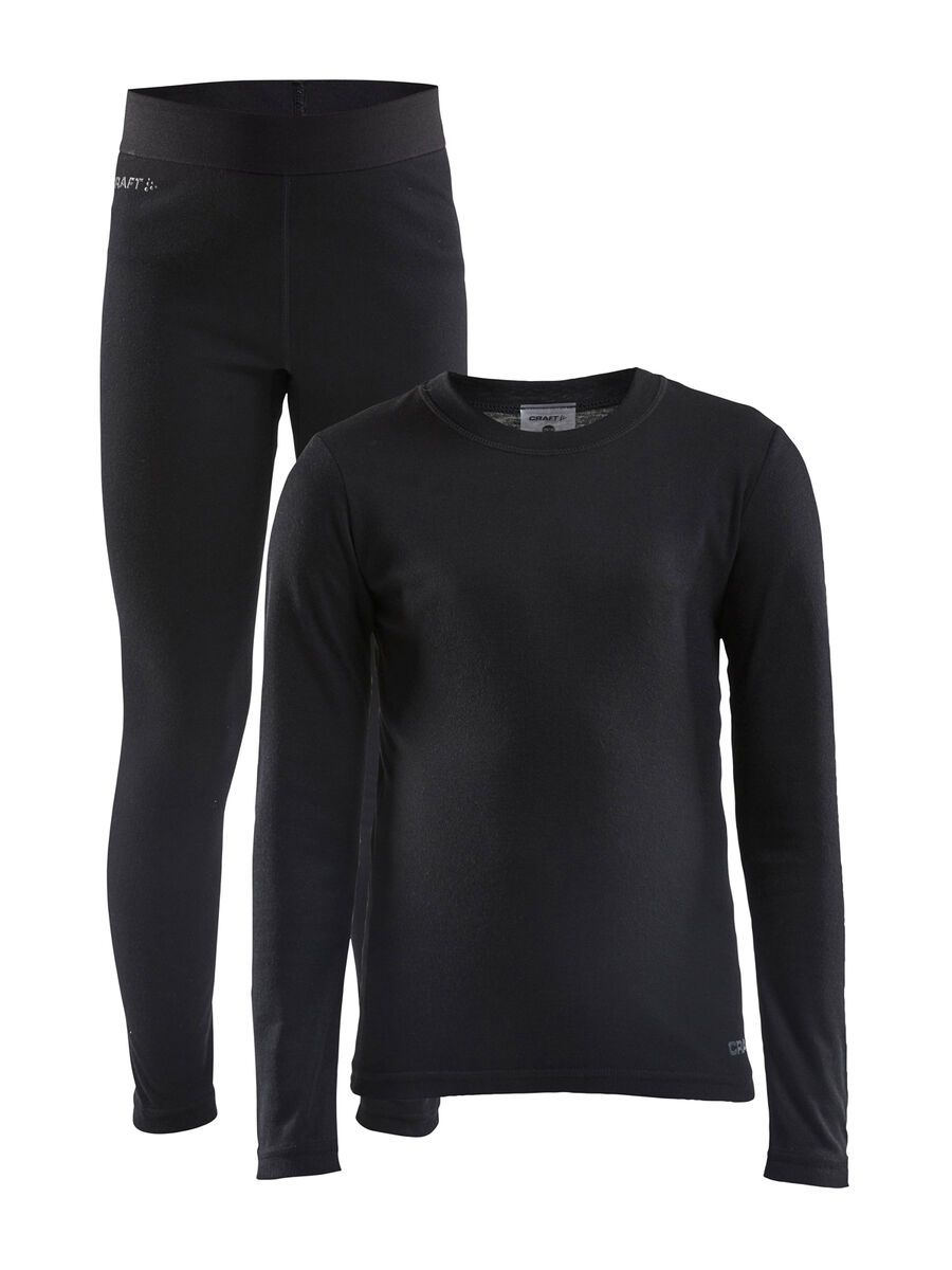 Craft Core Warm Baselayer Set Jr, black - Bild 1