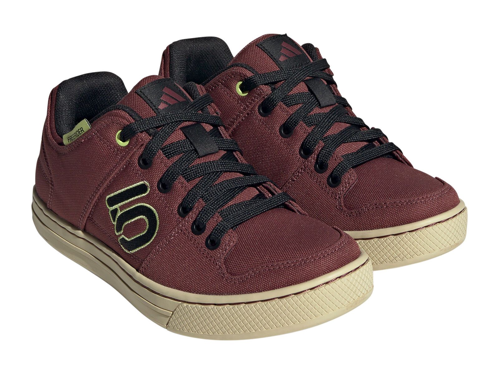 Five Ten Freerider Canvas Women, burgundy/core black/pulse lime - Bild 1