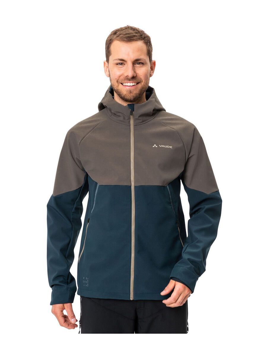 Vaude Men's Qimsa Softshell Jacket, coconut/dark sea - Bild 3