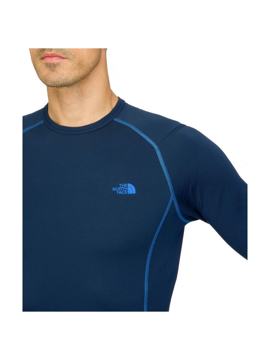 The North Face Mens Warm LS Crew Neck, Cosmic Blue - Bild 4