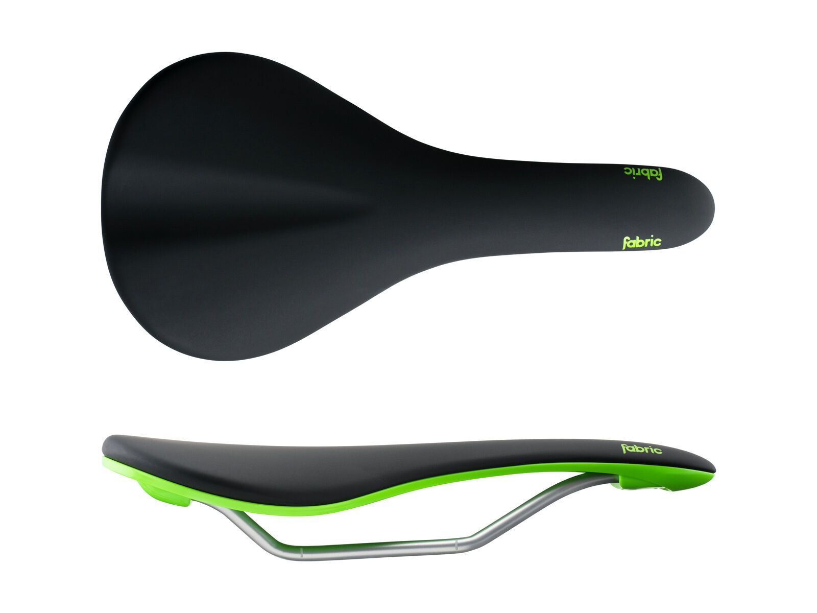 Fabric Scoop Elite Flat Saddle - 142 mm, black/green - Bild 3