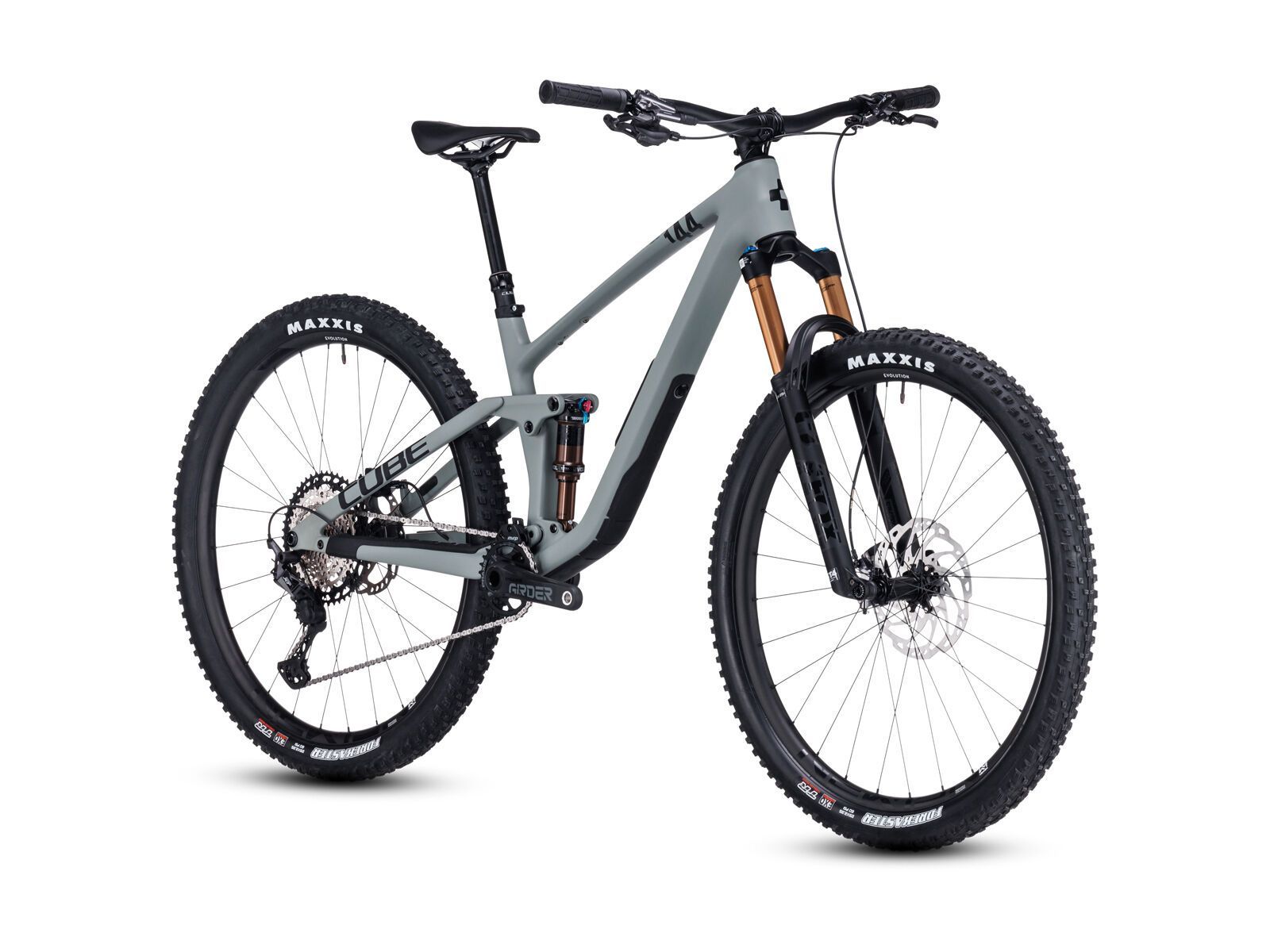 Cube Stereo One44 C:62 Race, swampgrey´n´black - Bild 2