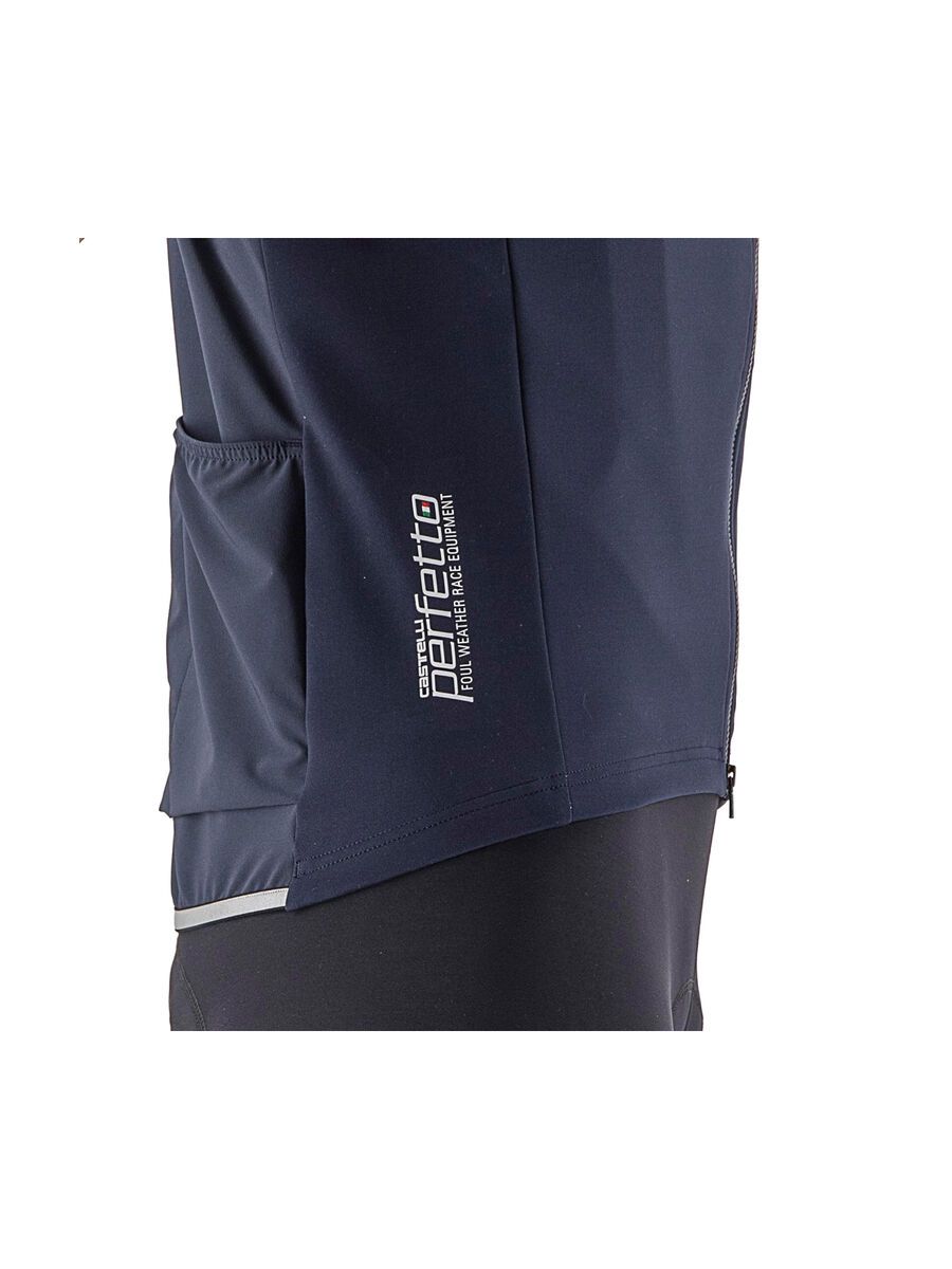 Castelli Perfetto RoS 2 Wind Jersey, savile blue - Bild 3