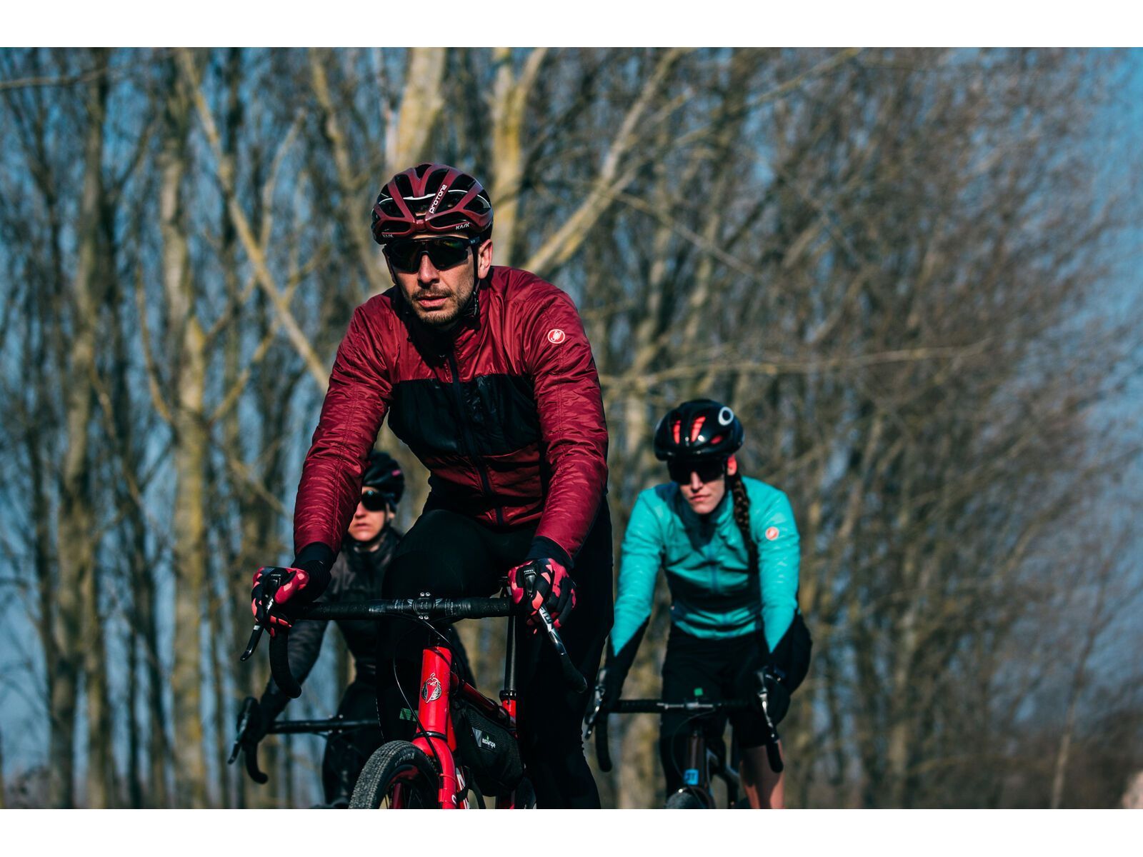 Castelli Unlimited Puffy Jacket, bordeaux/indigo - Bild 12