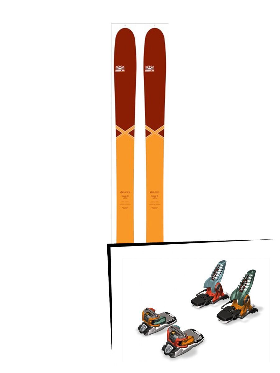 DPS Skis Set: Cassiar 95 Pure3 Special Edition 2016 + Marker Jester 18 PRO - Bild 1