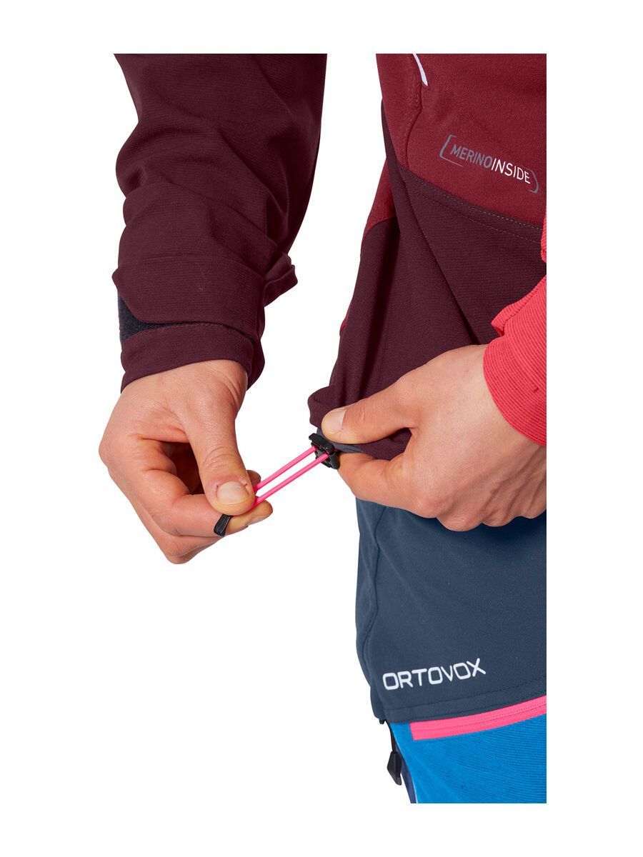 Ortovox Westalpen Softshell Jacket W, dark blood - Bild 8
