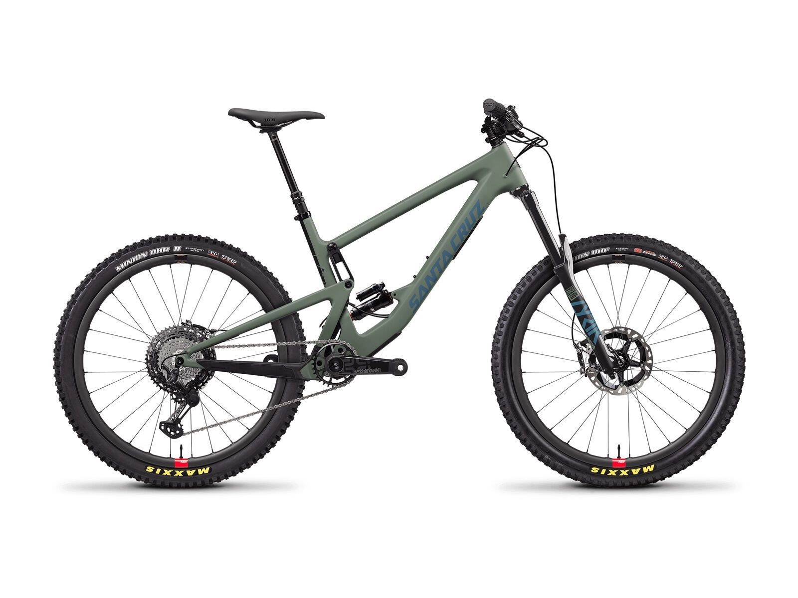 Santa Cruz Bronson CC XTR Reserve, matte olive and blue - Bild 1