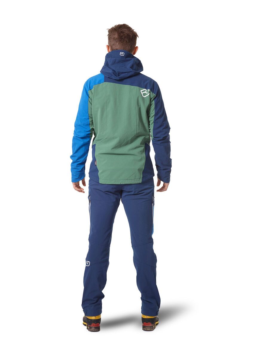 Ortovox Westalpen Softshell Pants M, blue lake - Bild 9
