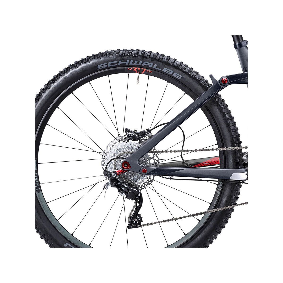 Cube Stereo 140 Super HPC Race 27.5, carbon/flashred - Bild 4