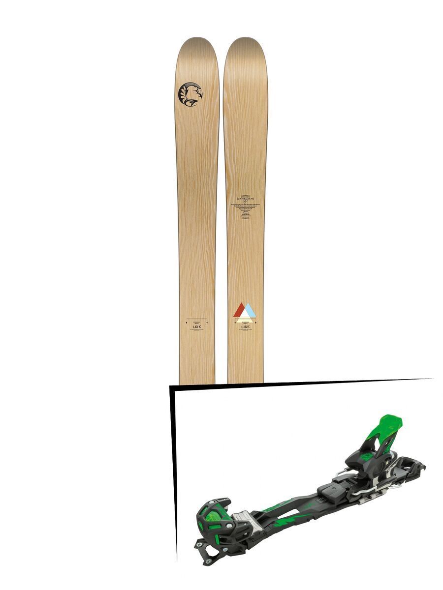 Set: Line Pescado 2018 + Tyrolia Adrenalin 16 solid black flash green - Bild 1
