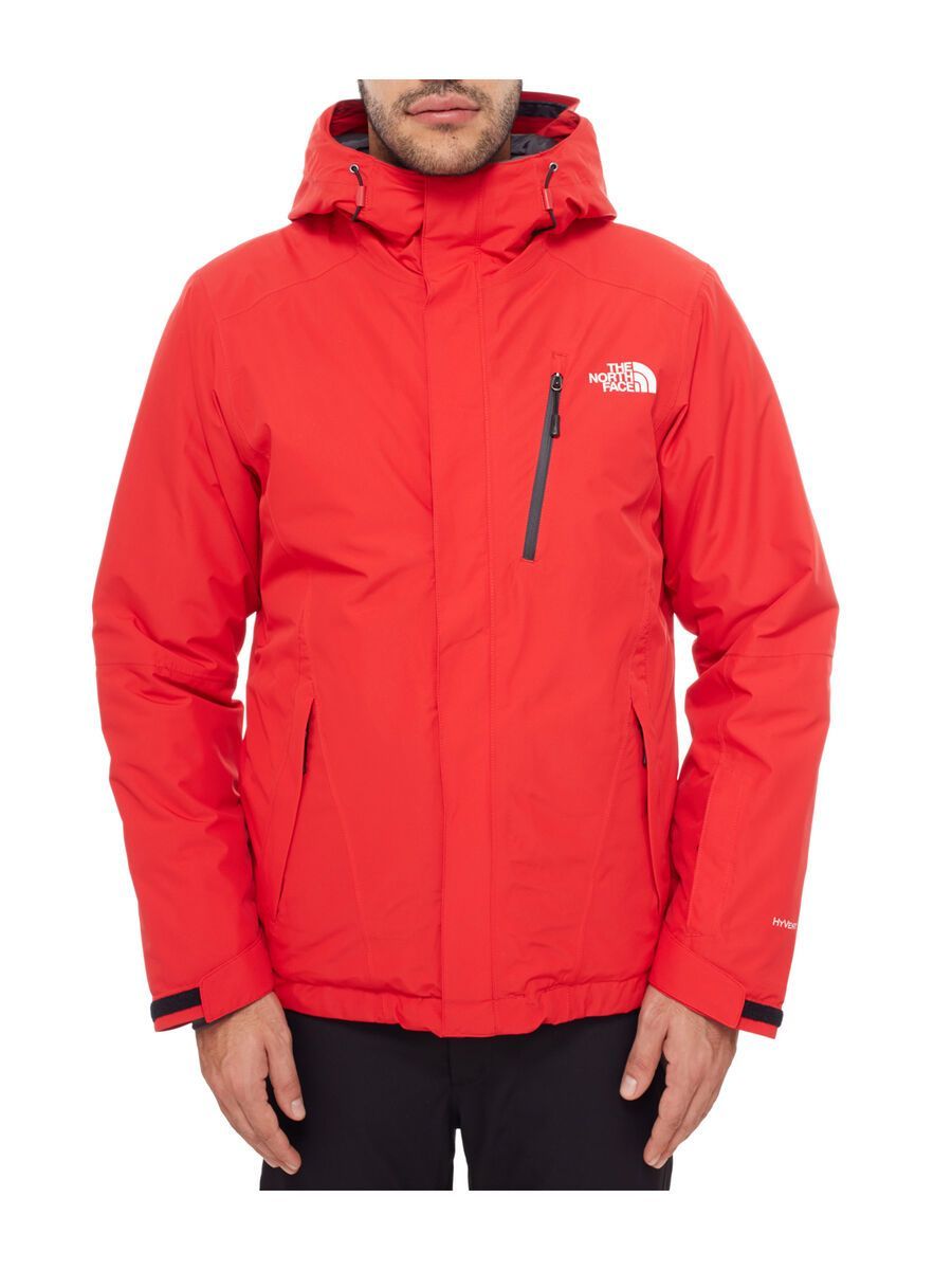North face descendit jacket red discount