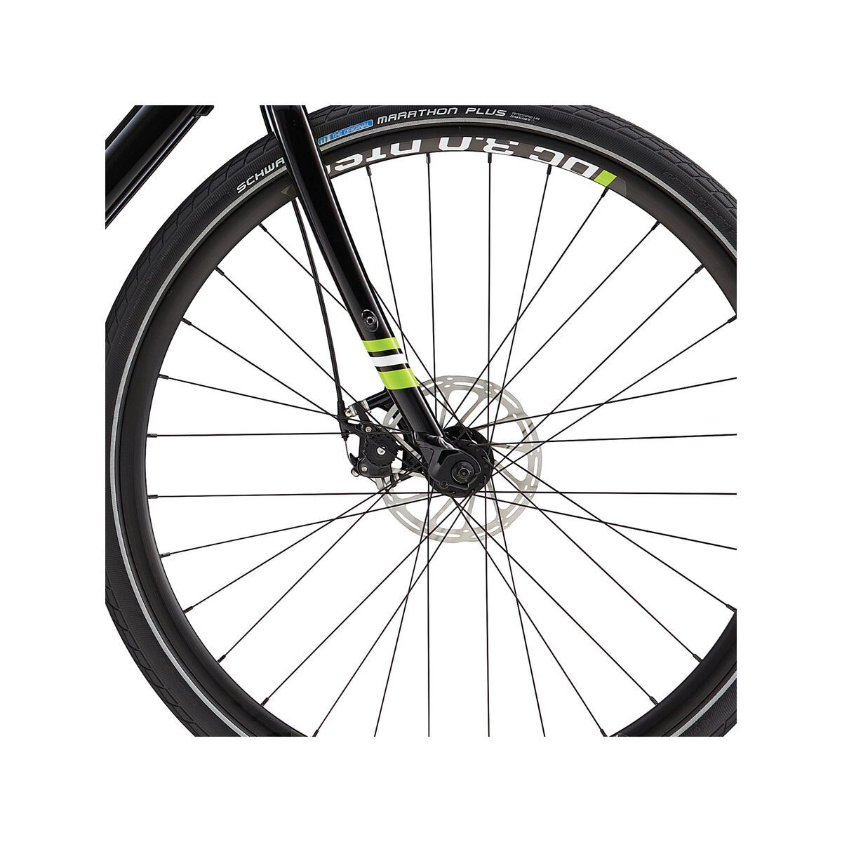 Cannondale Touring 1 650B, jet black w/ berzerker green details - Bild 3