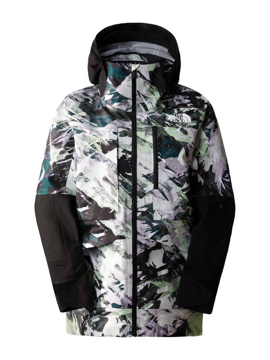 The North Face Women’s Summit Verbier Futurelight Jacket, patina green summit mountainscape print-tnf black - Bild 1