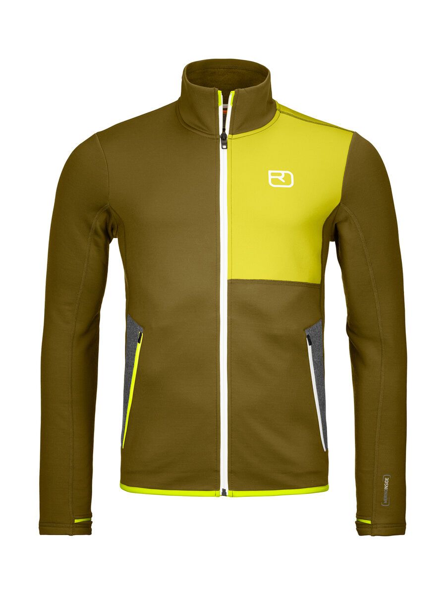 Ortovox Merino Fleece Jacket M, green moss - Bild 1