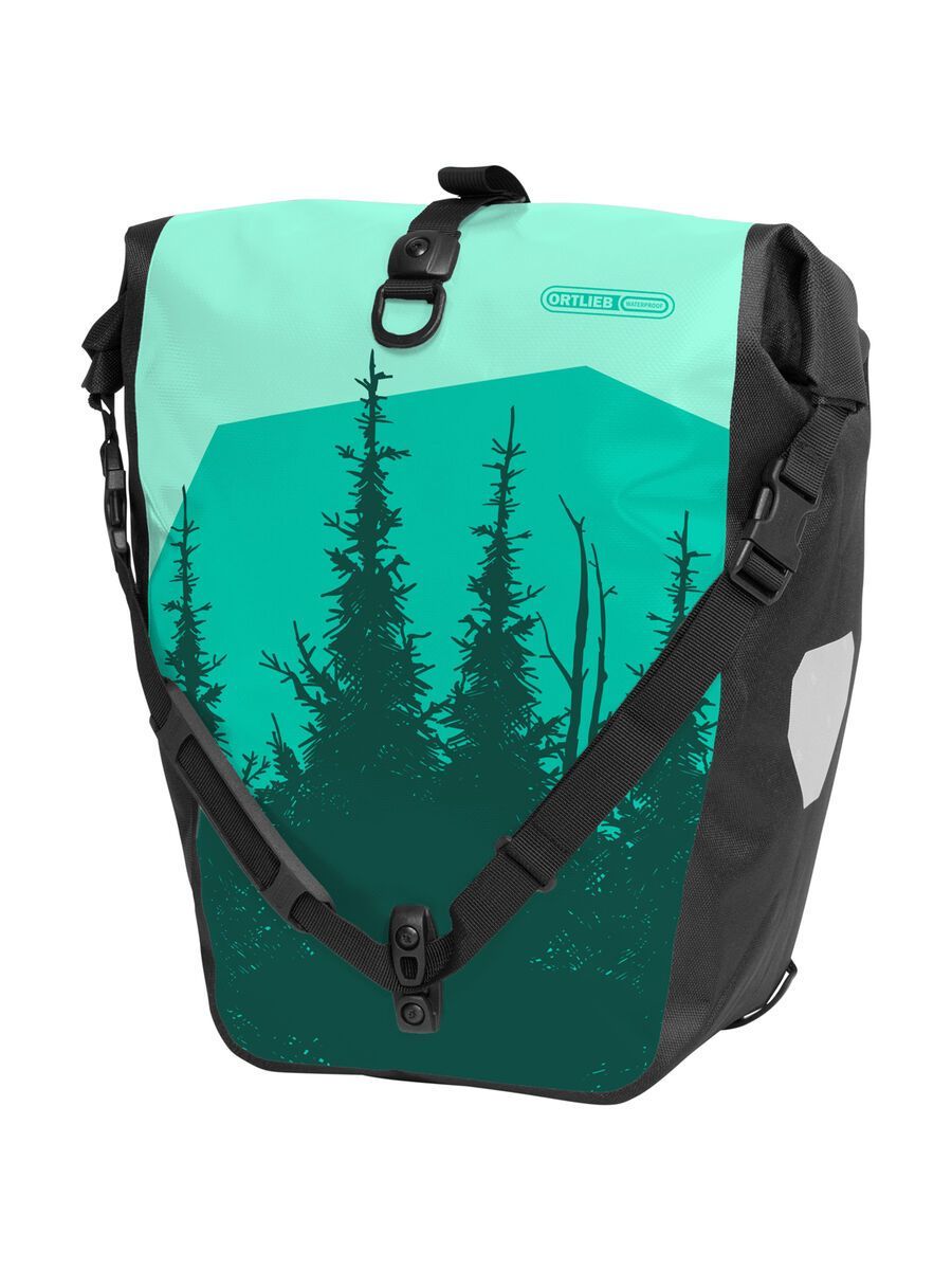 ORTLIEB Back-Roller Design Woodland, mint-black - Bild 1