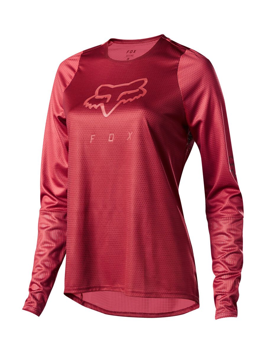 Fox Womens Defend LS Jersey, cardinal - Bild 1