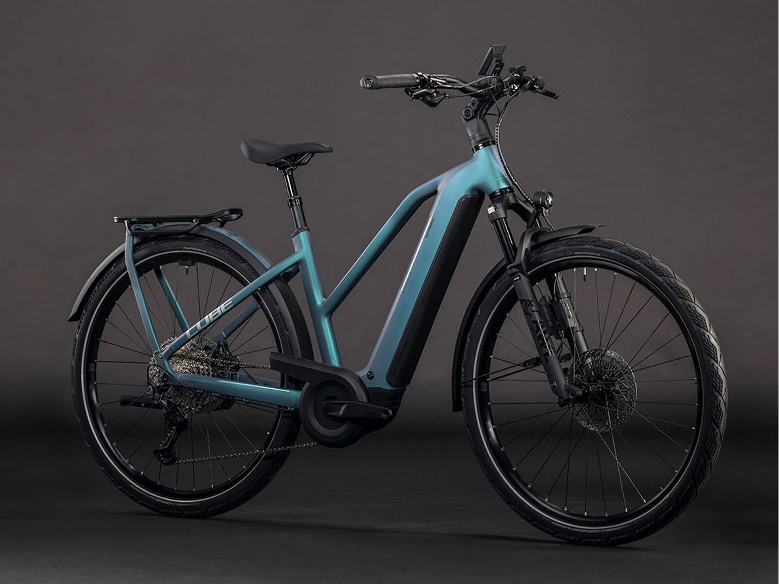 Cube Kathmandu Hybrid EXC 800 Trapeze, smaragdgrey´n´prism - Bild 2