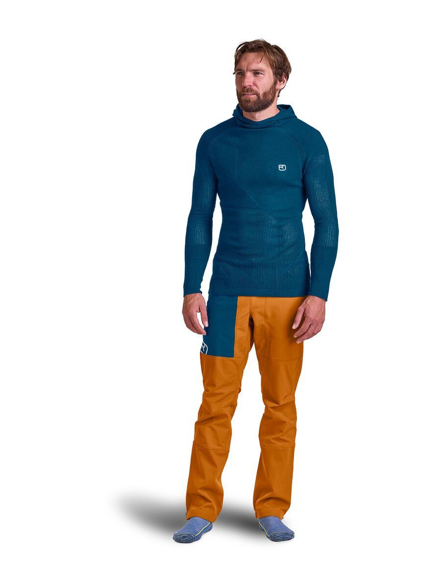 Ortovox Merino Thermovent Hoody M, petrol blue - Bild 3