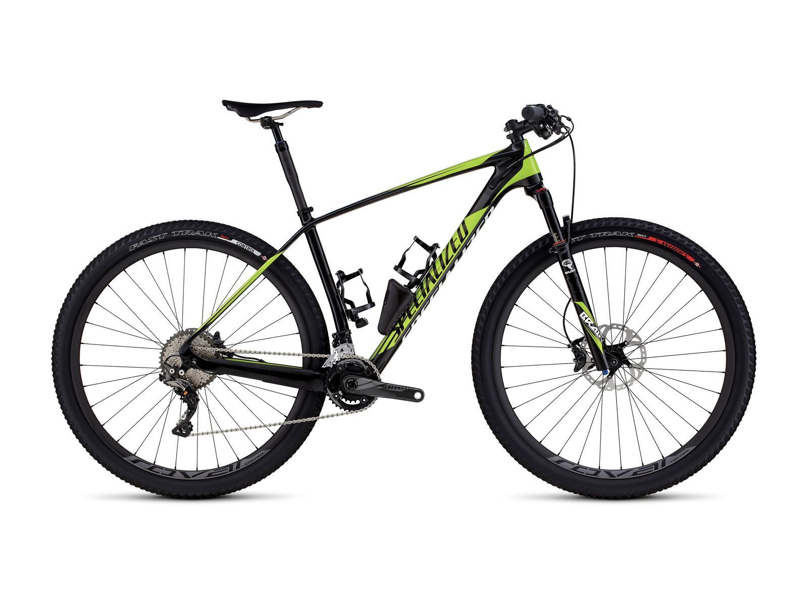 Specialized Stumpjumper HT Expert Carbon 29, gloss carbon/hyper/white - Bild 1