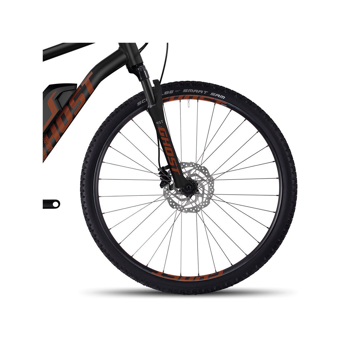 Ghost Hybride Square Cross 4, night black/monarch orange/urban grey - Bild 2