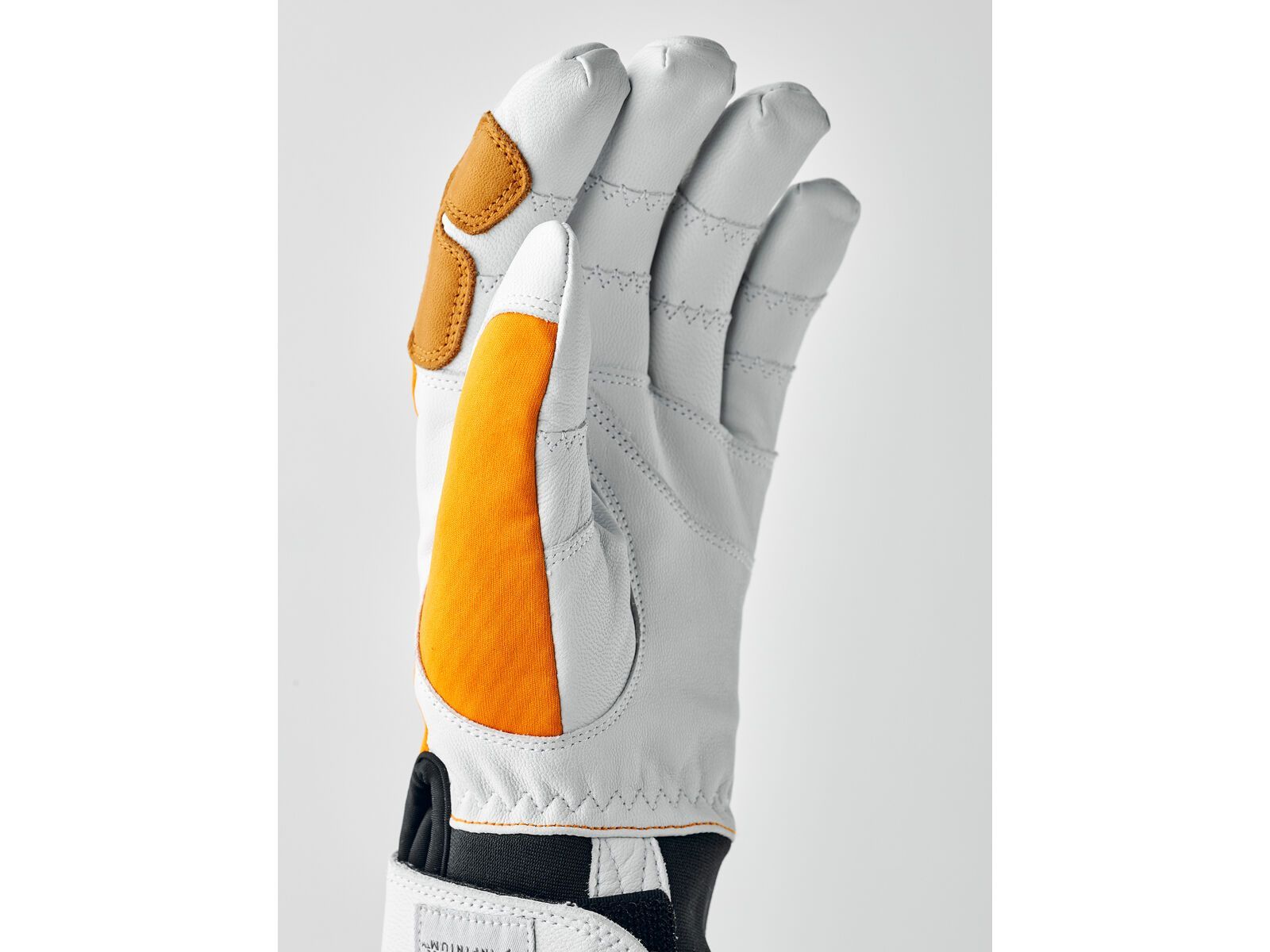 Hestra Ergo Grip Active Wool Terry 5 Finger, orange/offwhite - Bild 5