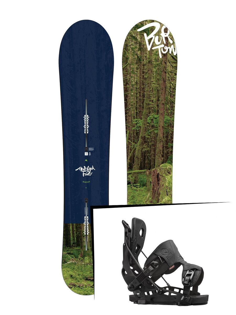 Set: Burton Modified Fish 2017 + Flow NX2 (1513115S) - Bild 1