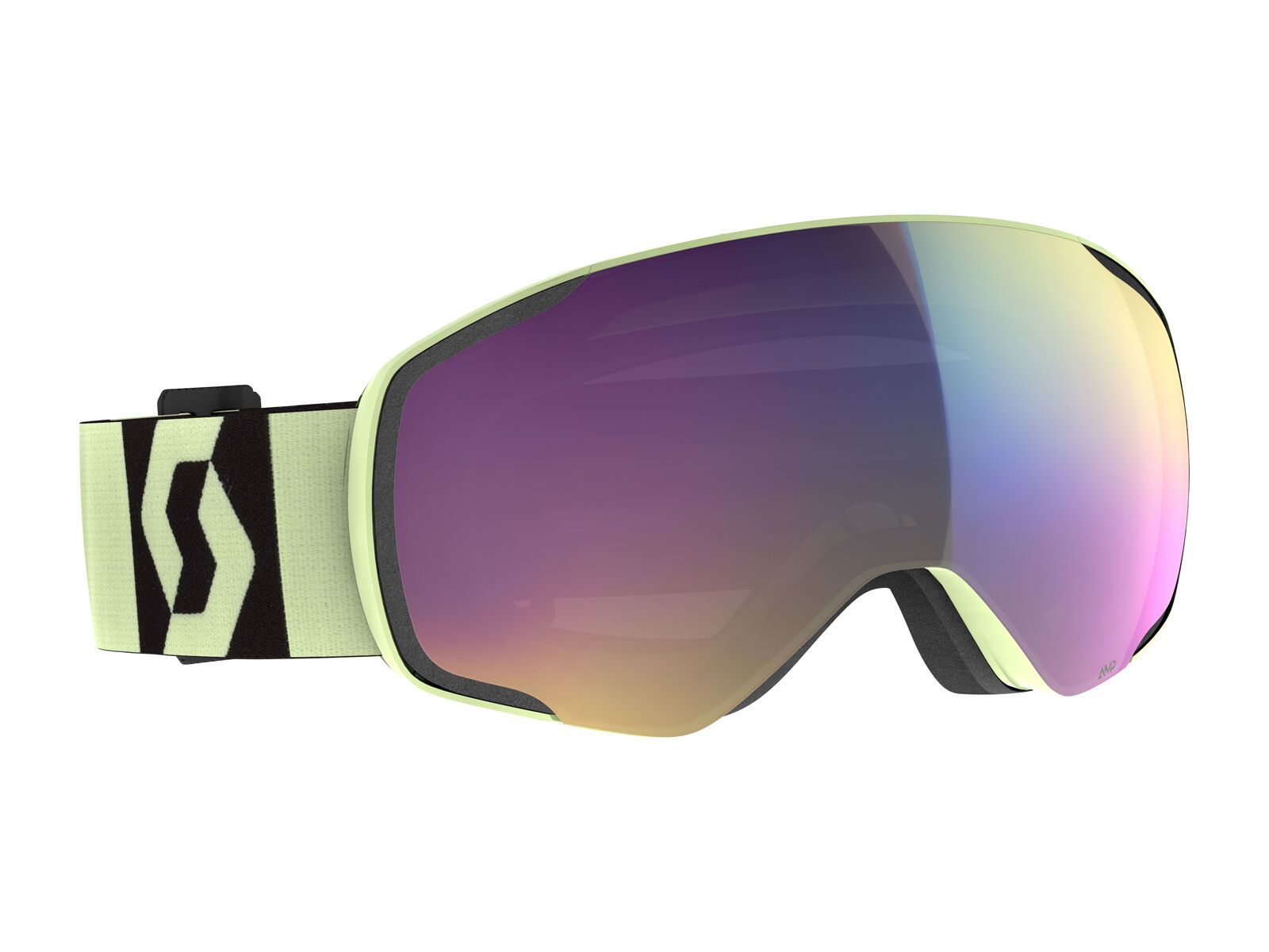 Scott Vapor, AMP Teal Chrome / acid yellow - Bild 1