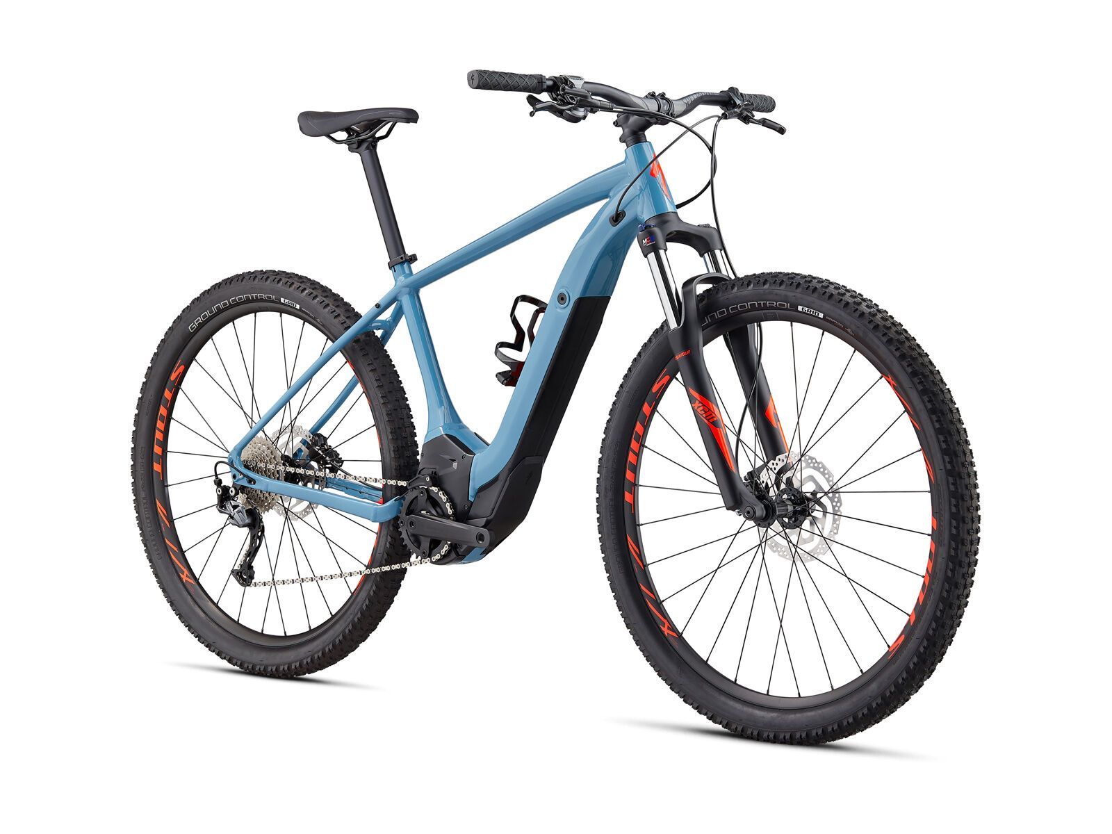 Specialized Turbo Levo HT, storm grey/rocket red - Bild 2