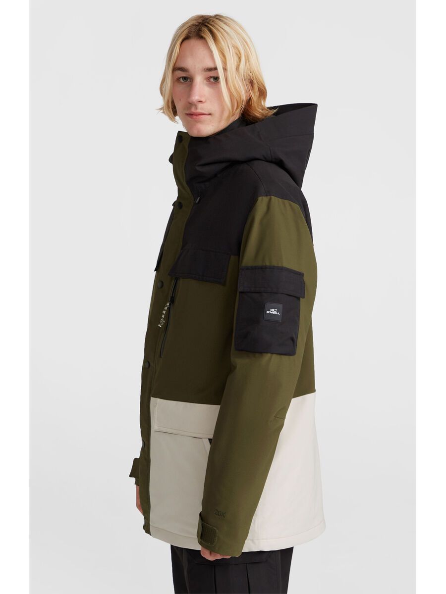 O’Neill Utility Pro Hybrid Jacket Men, forest night colour block - Bild 6