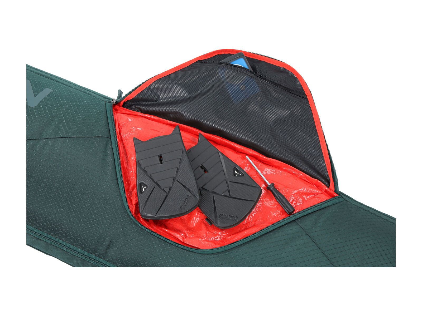 Nitro Tracker Wheelie Board Bag, jungle green - Bild 13