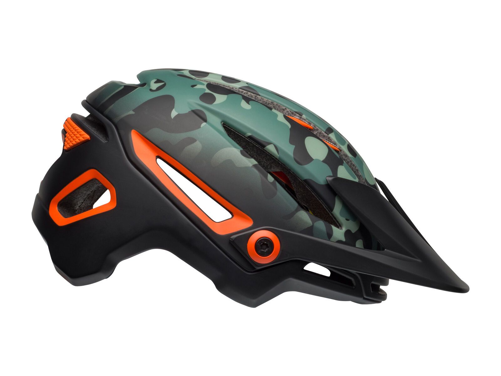 Bell Sixer MIPS, oak matte black/dark green/orange - Bild 3