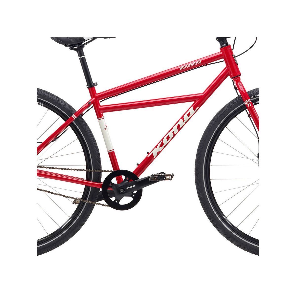 Kona Humuhumu, Blood Red w/Off-White & Silver - Bild 3