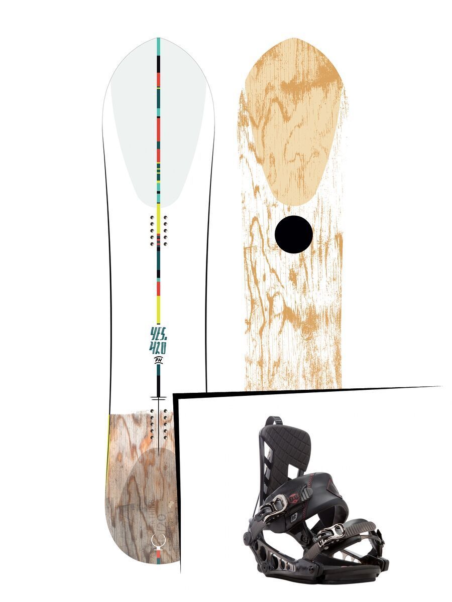 Set: Yes The 420 Powder Hull 2017 + K2 Cinch CTS (1728762S) - Bild 1