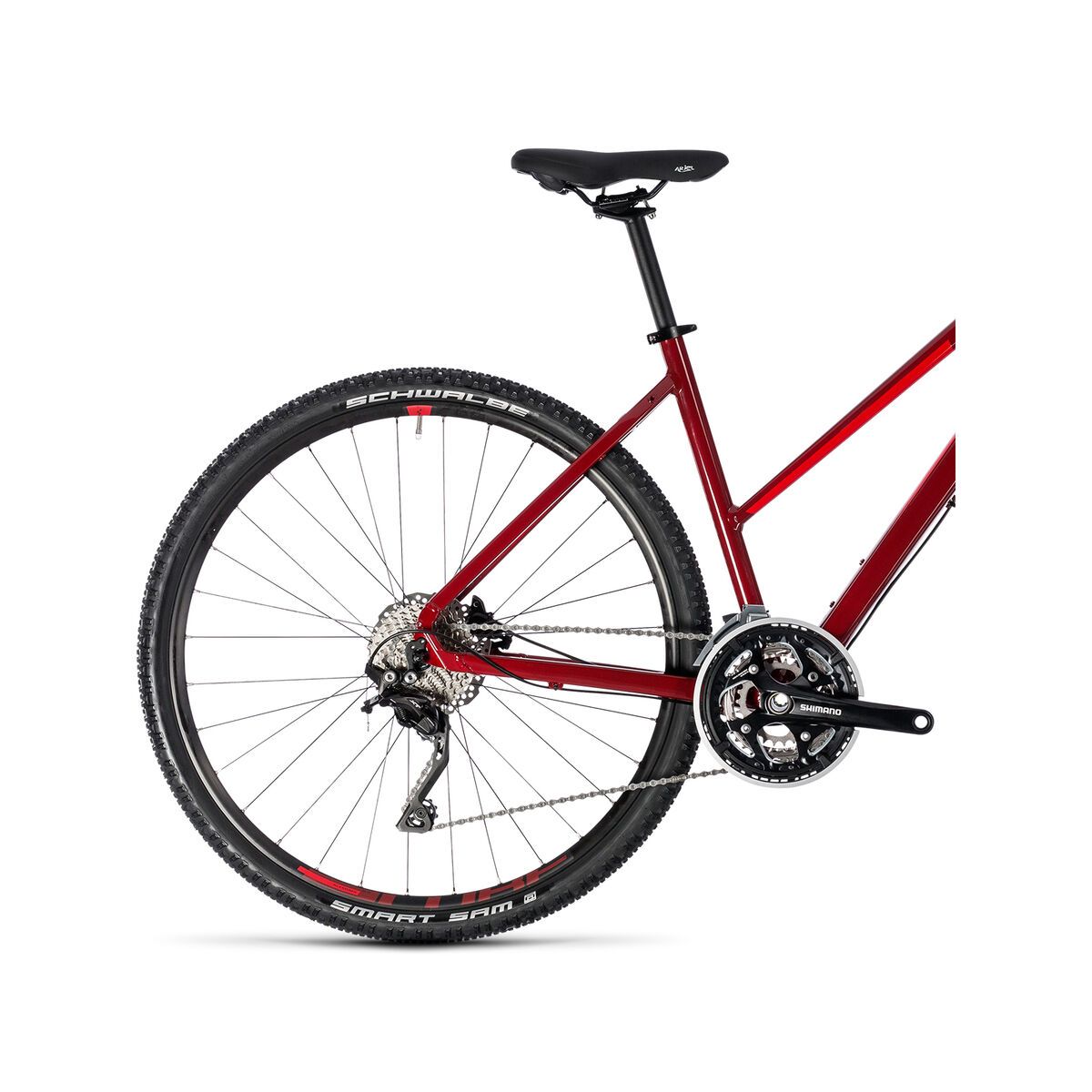 Cube Nature SL Trapeze, darkred´n´red - Bild 5