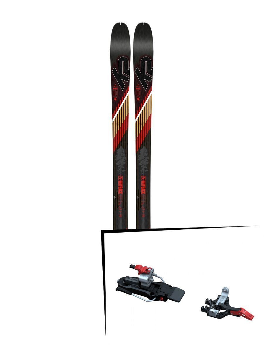 Set: K2 SKI Wayback 80 2019 + ATK Crest - Bild 1