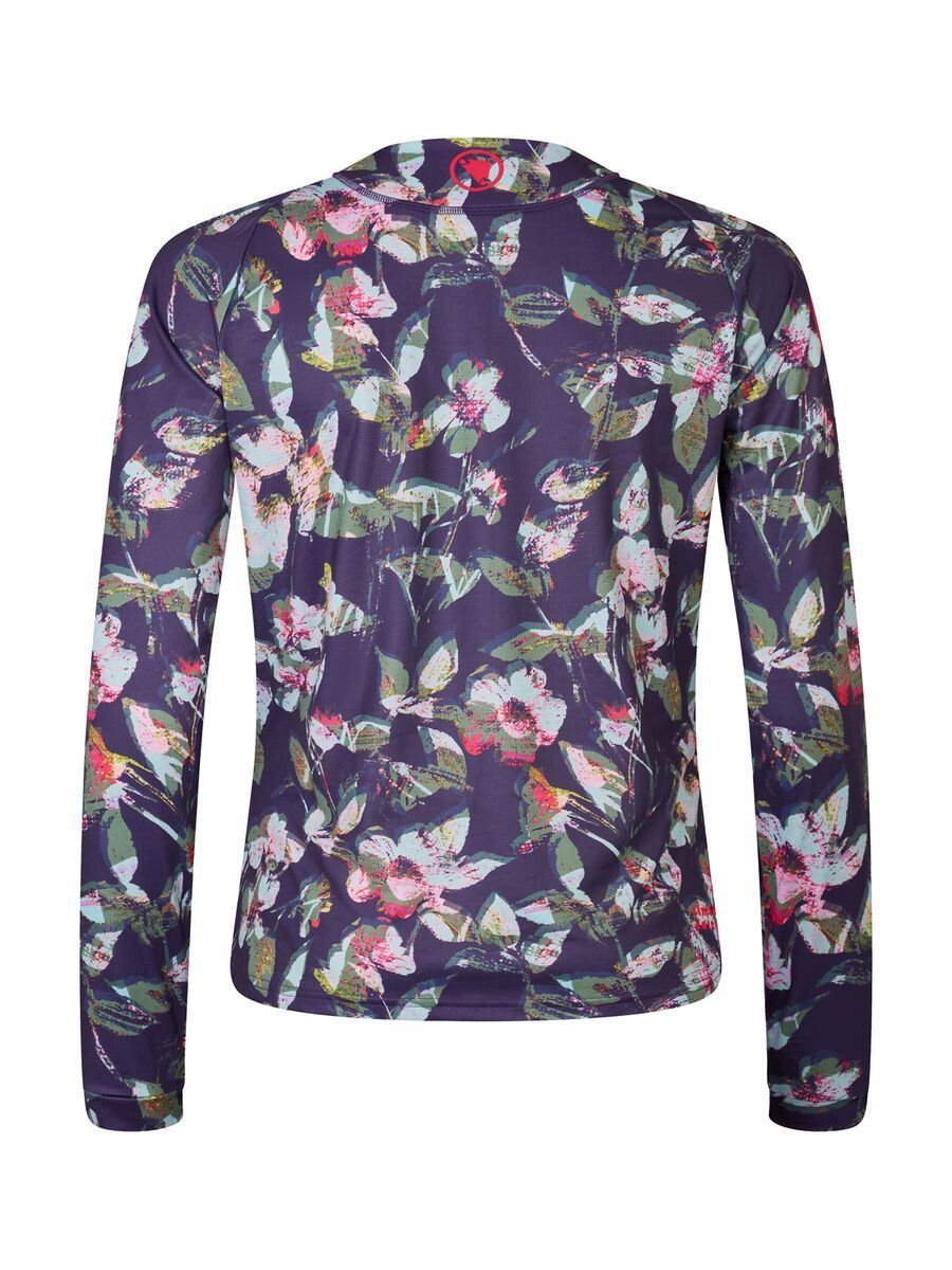 Endura Damen LTD Floral Printed T-Shirt (Langarm), bramble - Bild 2