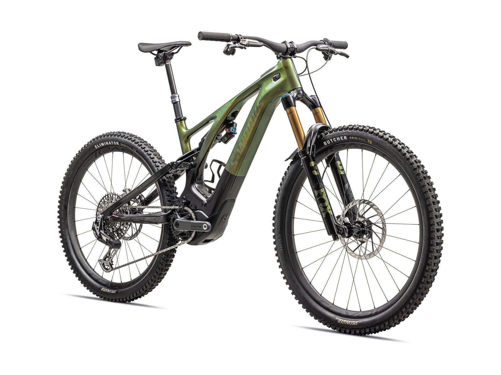 Specialized S-Works Turbo Levo G3 - SRAM XX Eagle Transmission, gold pearl over carbon carbon - Bild 2