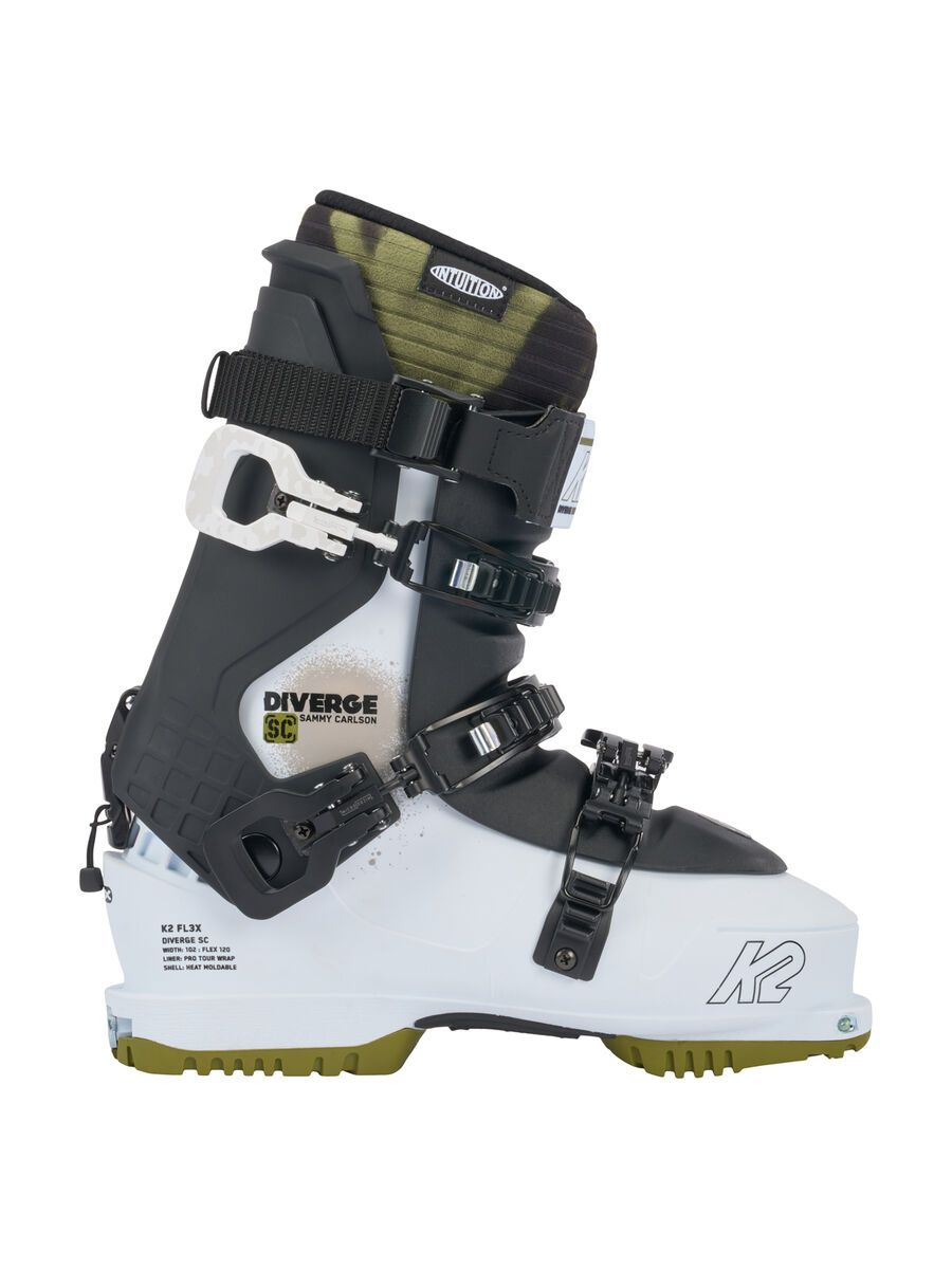 K2 FL3X Diverge SC, white/green - Bild 1