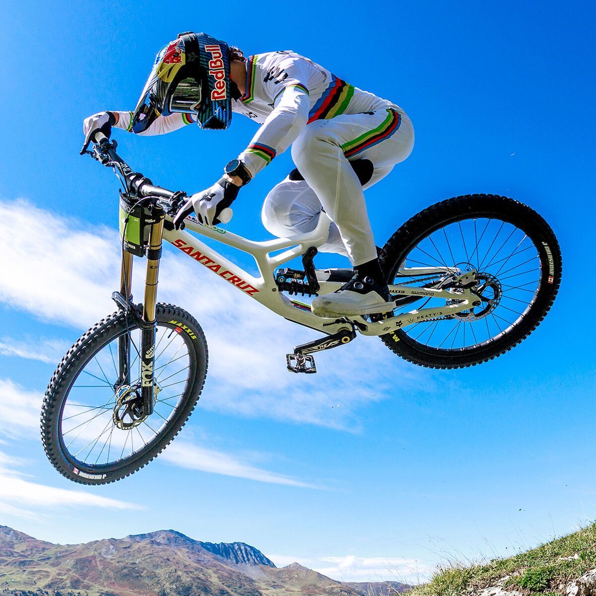 OneUp Components Goldstone Grips, maroon - Bild 7