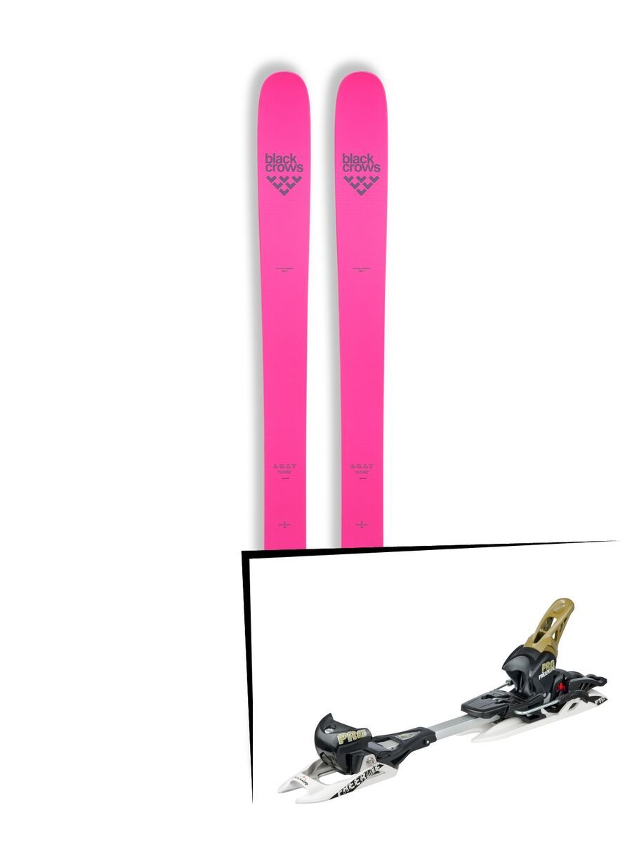 Set: Black Crows Corvus Freebird 2019 + Fritschi Diamir Freeride Pro schwarz-olive - Bild 1