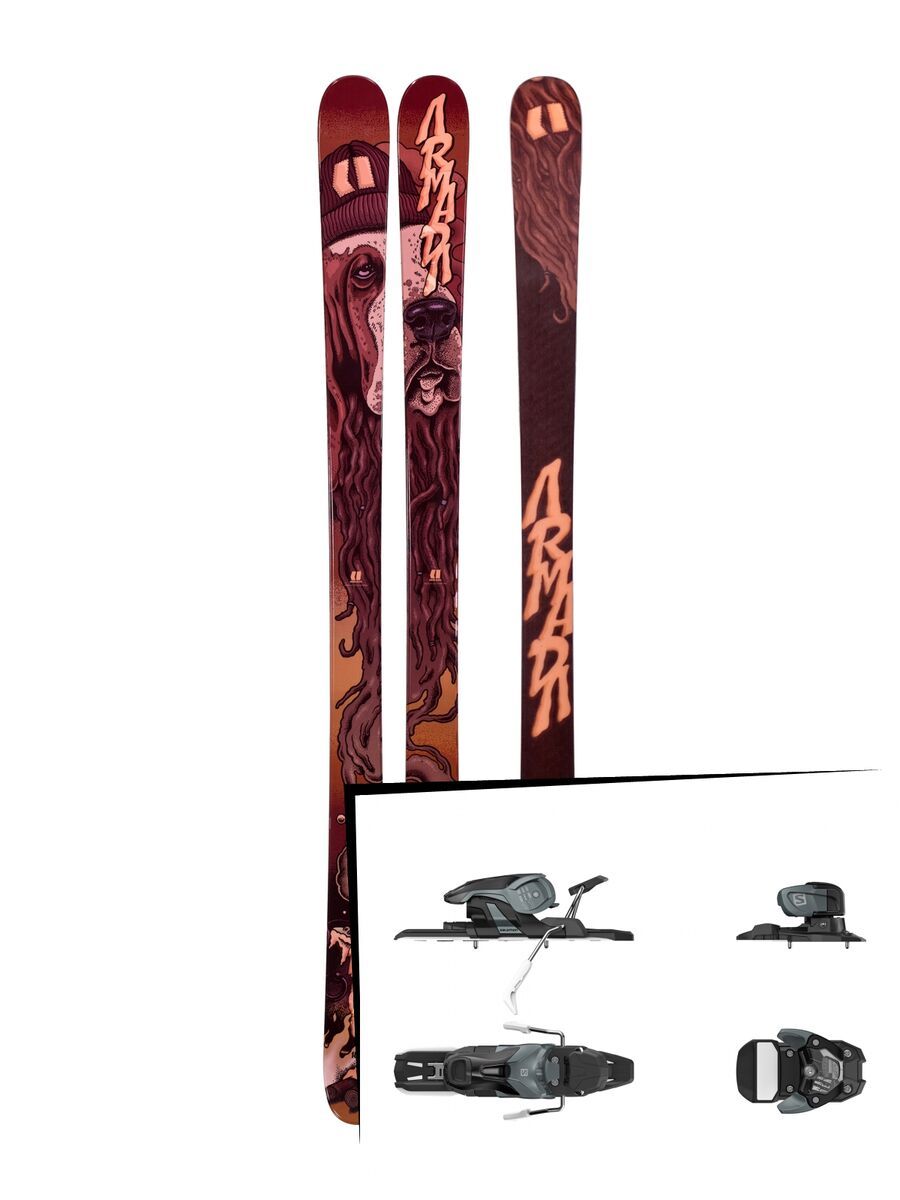 Set: Armada BDog 2019 + Salomon Warden 11 dark grey/black - Bild 1