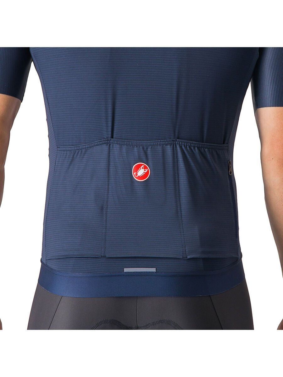 Castelli Espresso Jersey, belgian blue/silver moon - Bild 4