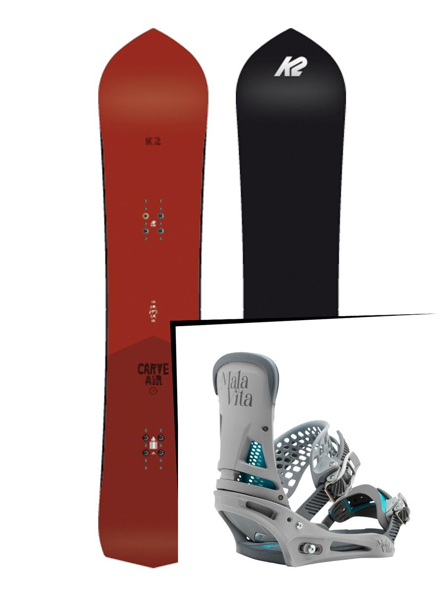 Set: K2 Carve Air 2017 + Burton Malavita (1712849S) - Bild 1