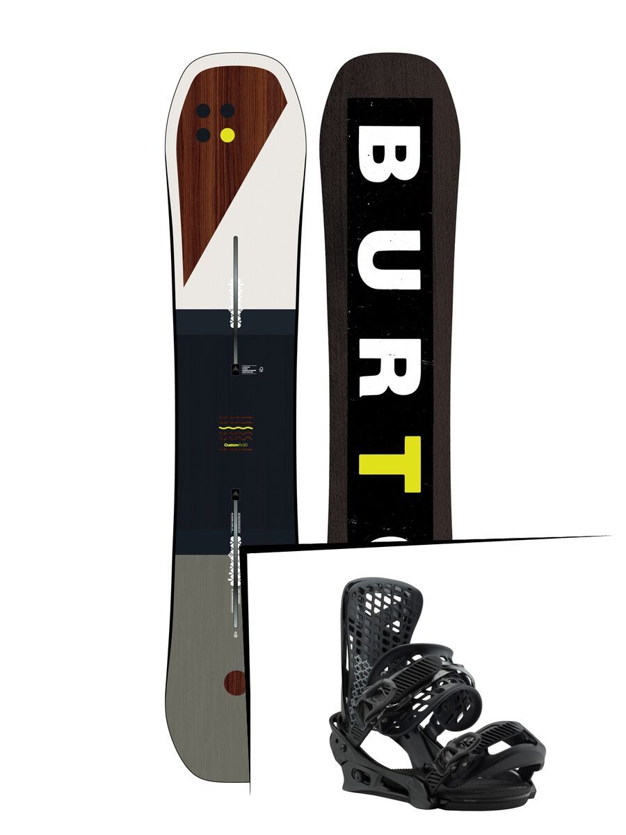 Set: Burton Custom Flying V 2019 +  Genesis (1930966S) - Bild 1