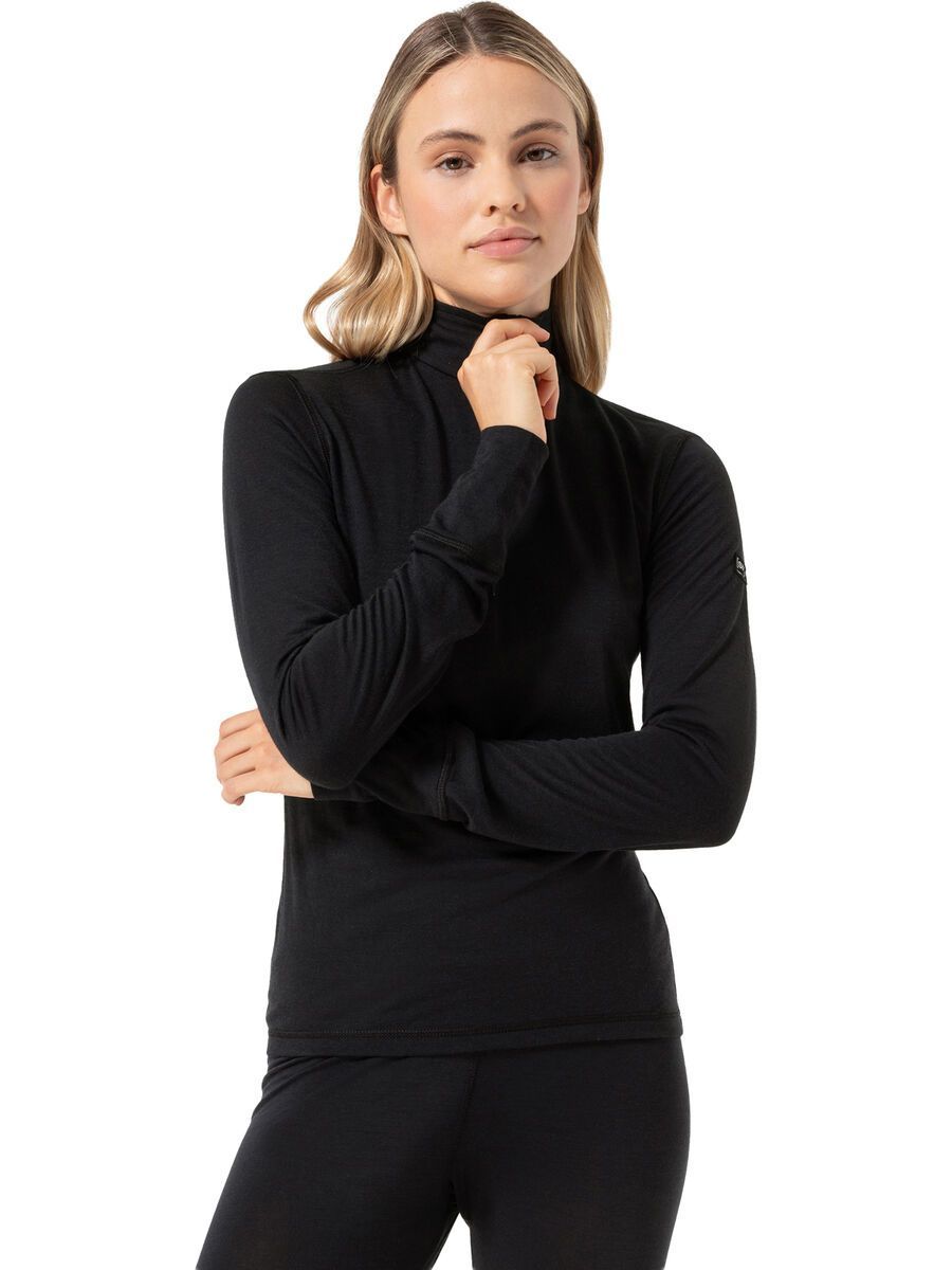 super.natural Tundra175 Zip 1/4 Damen, jet black - Bild 3