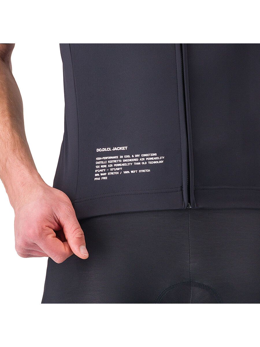 Castelli Do.Di.Ci. Short Sleeve Jacket, light black - Bild 3